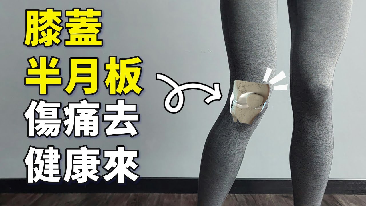 半月板受傷必看，找回膝蓋健康的16個復健動作｜#啾c物理治療師 #膝蓋 #半月板 #彈力帶輔助訓練 #按摩球