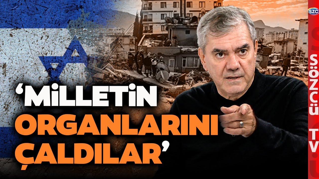 'İsrail Organ Tacirleri Depremden Sonra...' Yılmaz Özdil Kepazelik Dedi O İddiayı Anlattı!