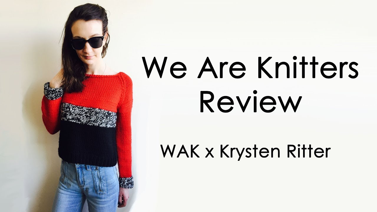 We Are Knitters Review | Krysten Ritter Best Friend Cropped Sweater