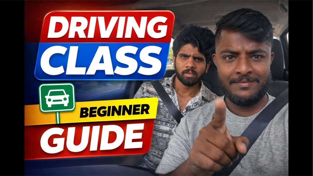 Driving class my friend ge ￼helkodtha idini nivu bani driving kaltkolli