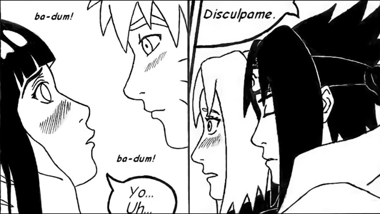 La primera cita - Naruto y Hinata - Sakura y Sasuke