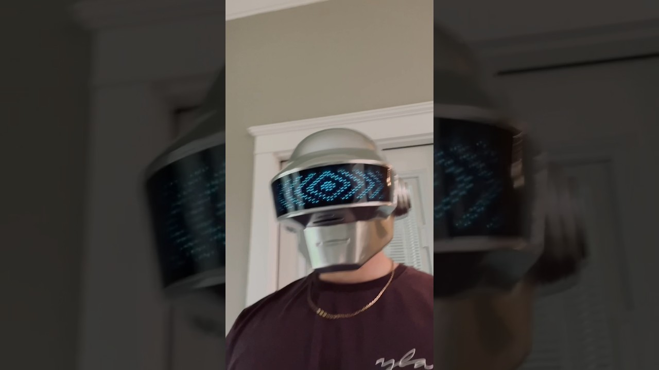 3D printed Daft Punk helmet DIY craft (music, cosplay, printing, Tron Legacy, dj, techno, Do3D, stl)