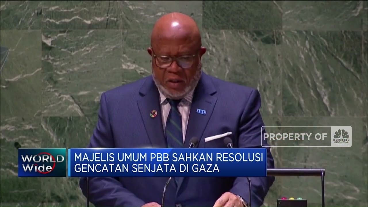 Majelis Umum PBB Sahkan Resolusi Gencatan Senjata Di Gaza