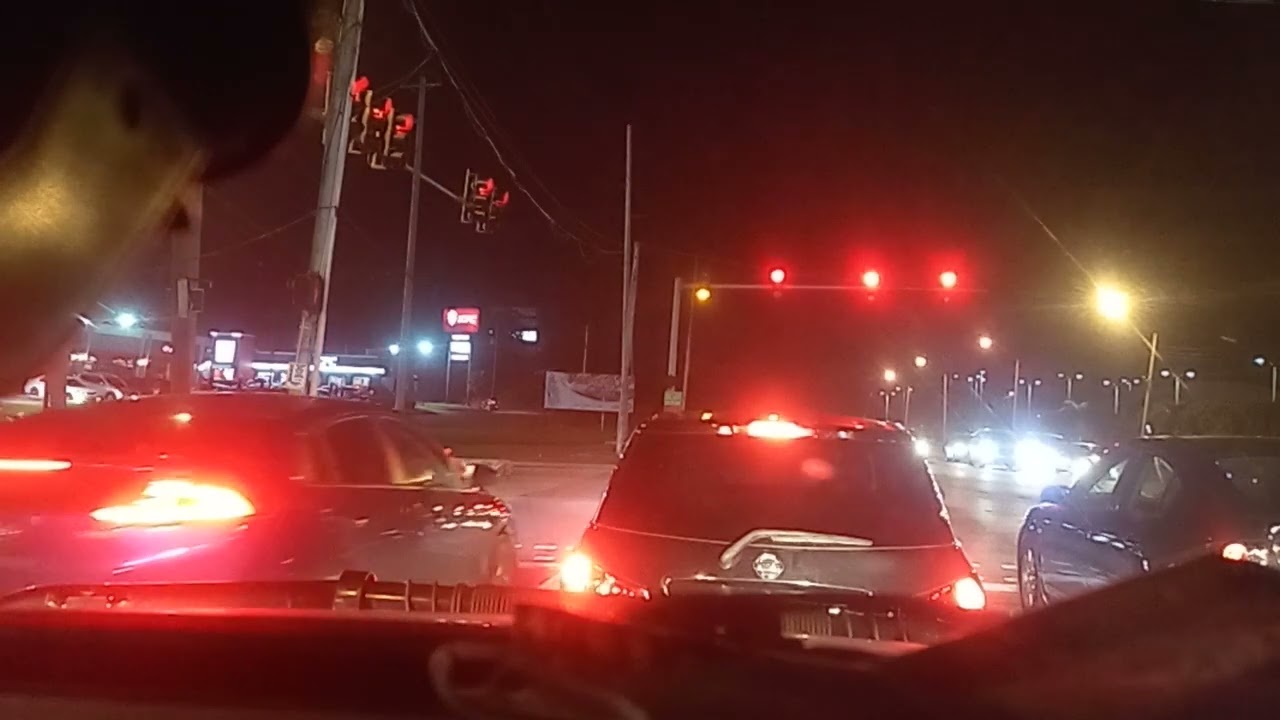 A night time drive from San Fernando to Point Fortin