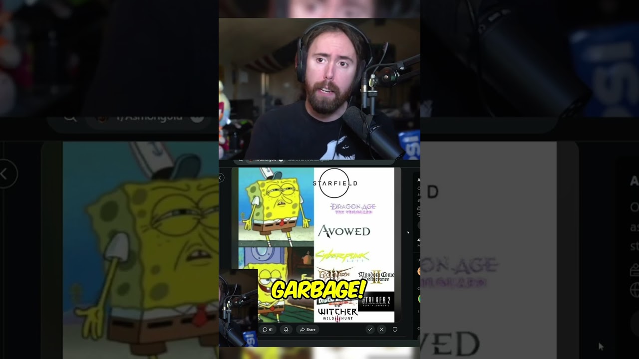 US based games are garbage #asmongold #twitch #react #gaming #news #drama