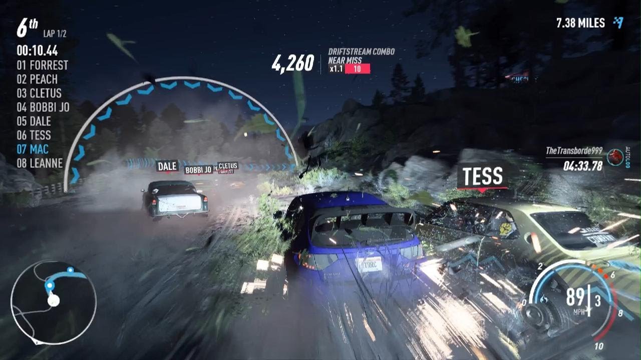 Chaos In The Dirt Need for Speed Payback PS4