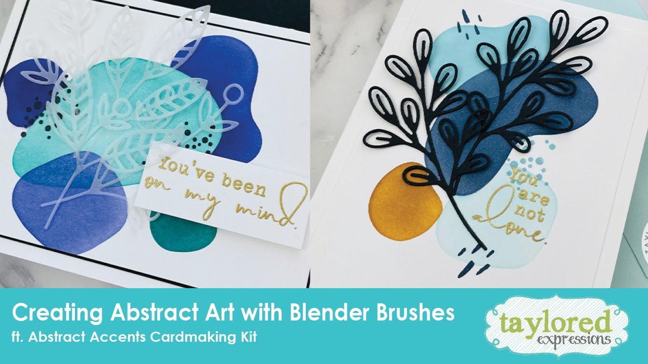 Abstract Art for Cards | In the Abstract | Taylored Expressions | Joy Baldwin