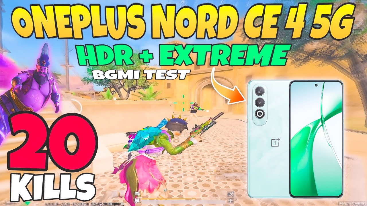 🔥OnePlus Nord CE 4 5G ( HDR + Extreme ) Test on Fps Meter