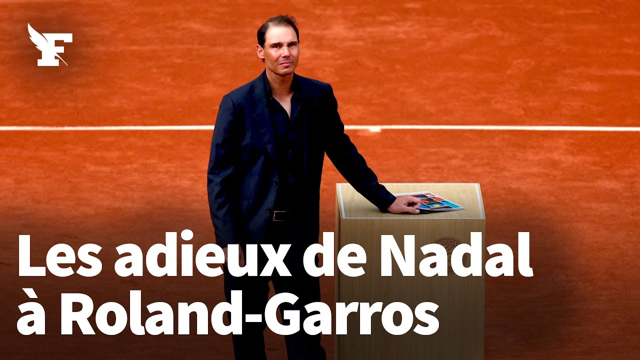 Les images de l'émouvant hommage de Roland-Garros à Rafael Nadal