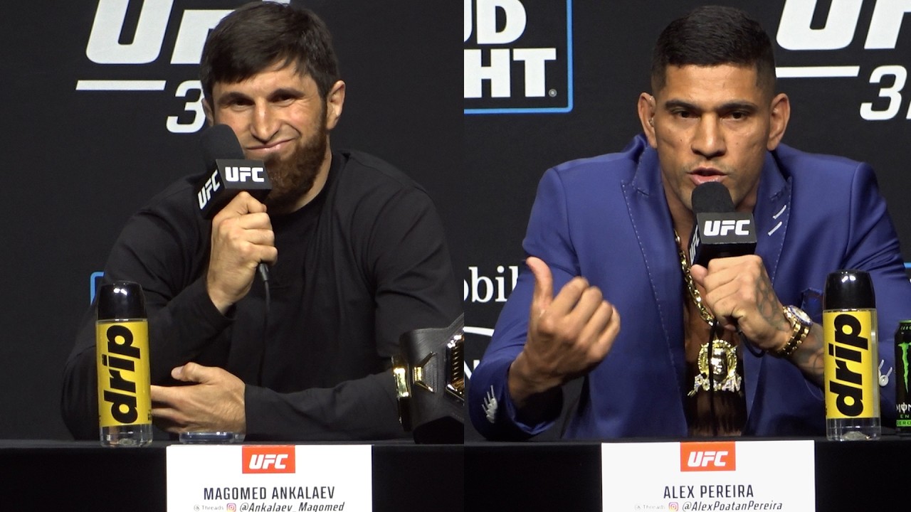 Magomed Ankalaev vs. Alex Pereira 2 Press Conference Highlights UFC 320