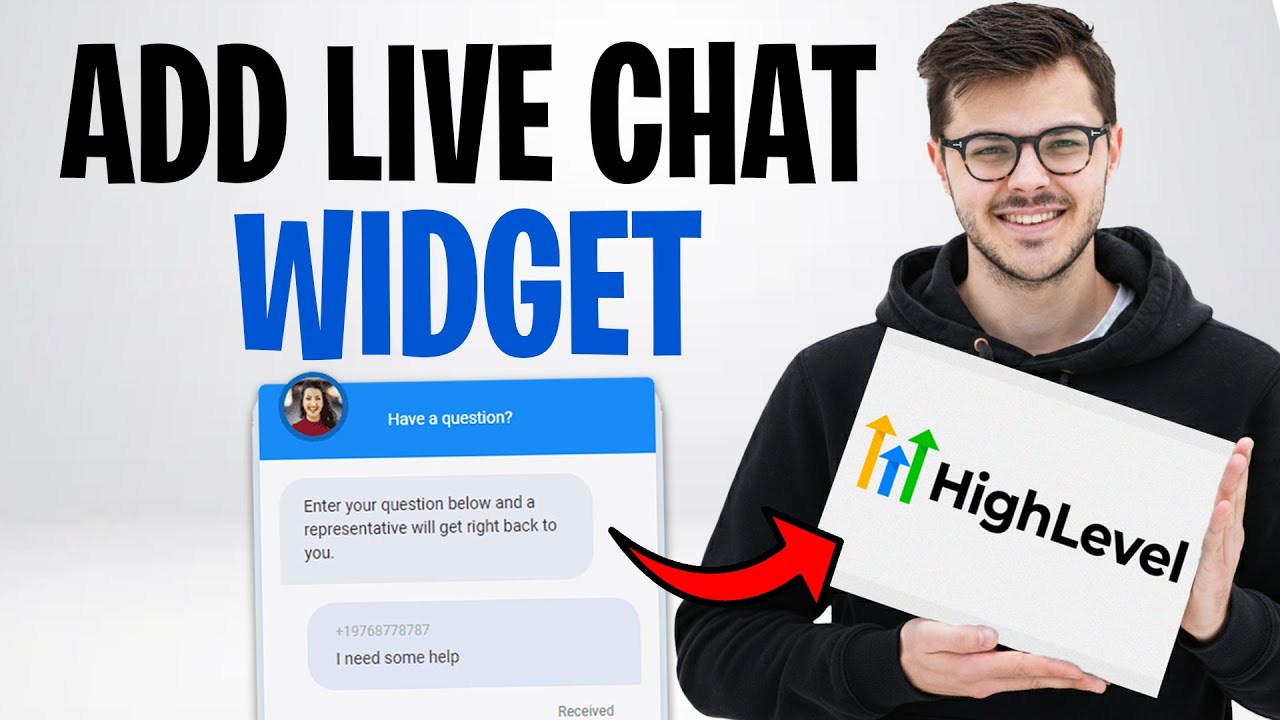 Как добавить виджет онлайн-чата в GoHighLevel (2026)✅