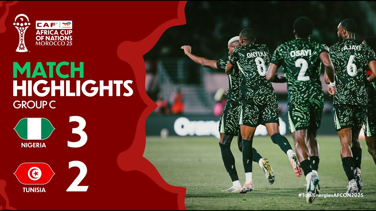 HIGHLIGHTS | Nigeria 🆚 Tunisia | #TotalEnergiesAFCON2025 - Group C |ملخص مباراة نيجيريا وتونس