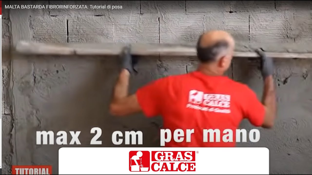 MALTA BASTARDA  FIBRORINFORZATA: Tutorial di posa
