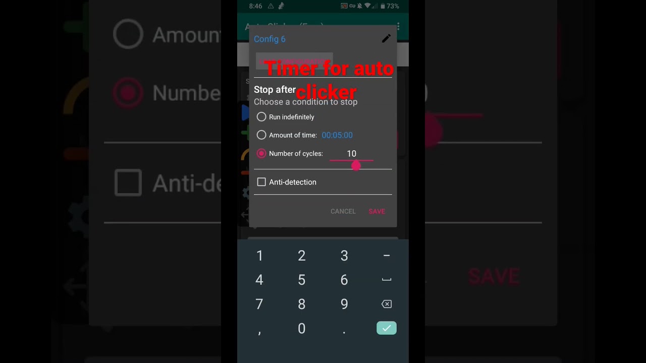 Auto Clicker Timer