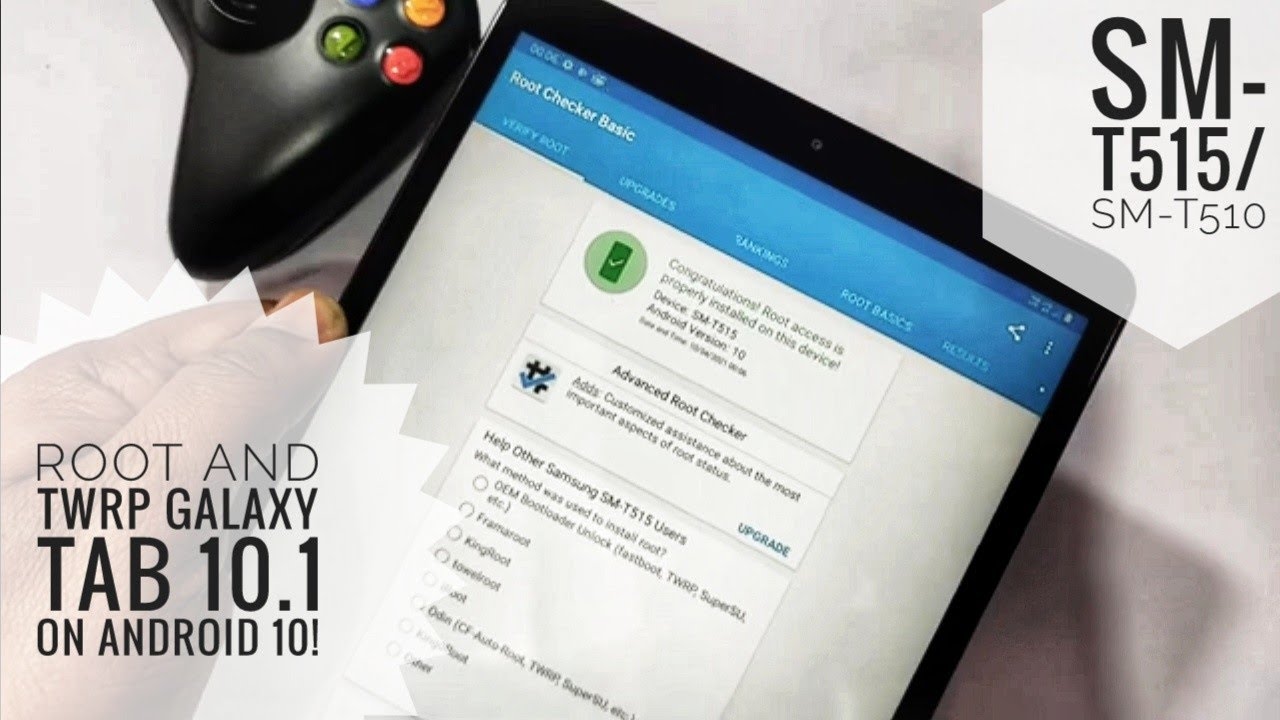 ROOT и TWRP Galaxy Tab A 10.1 (2019) SM-T515 на прошивке Android 10