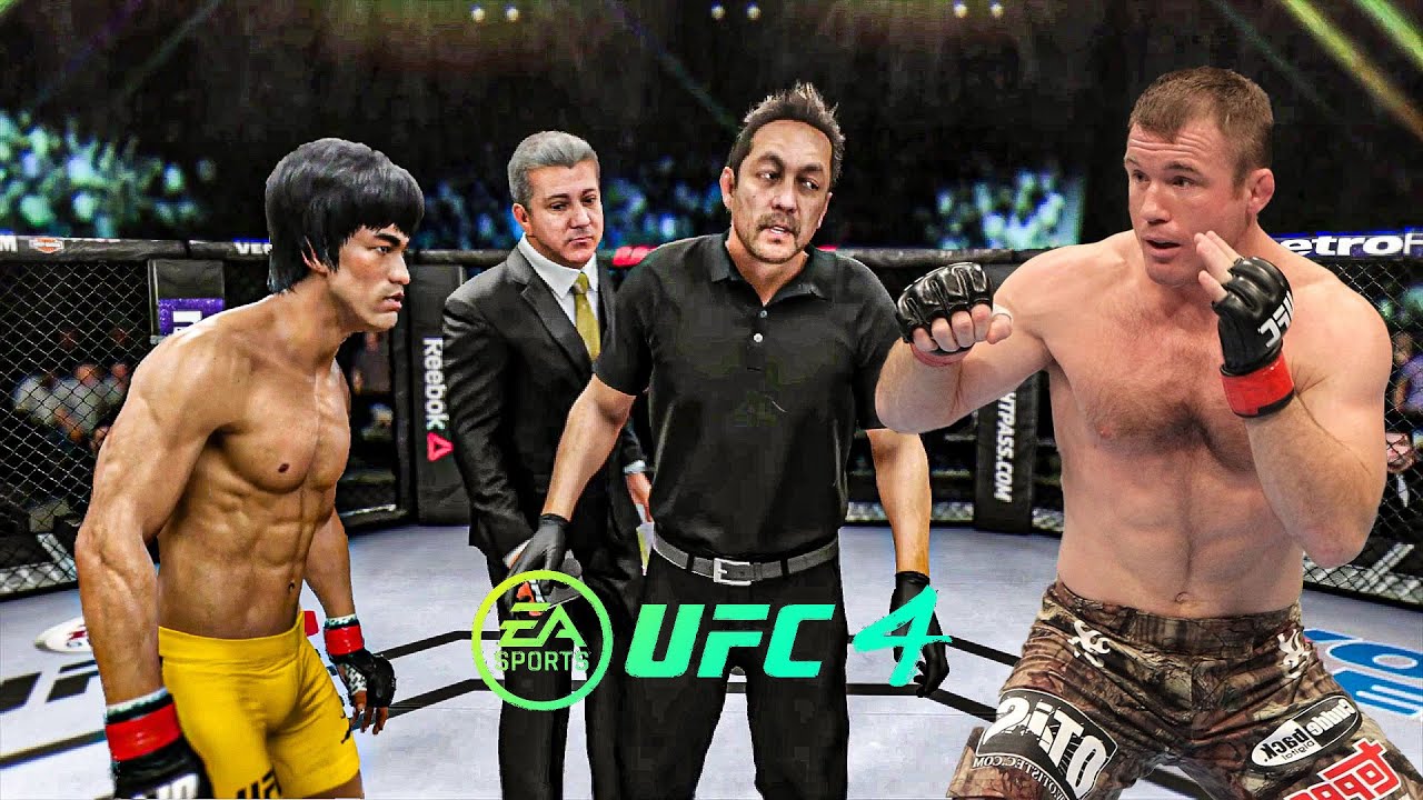 Bruce Lee vs  Matt Hughes   EA Sports UFC 4   Dragon Fight 🔥🐲