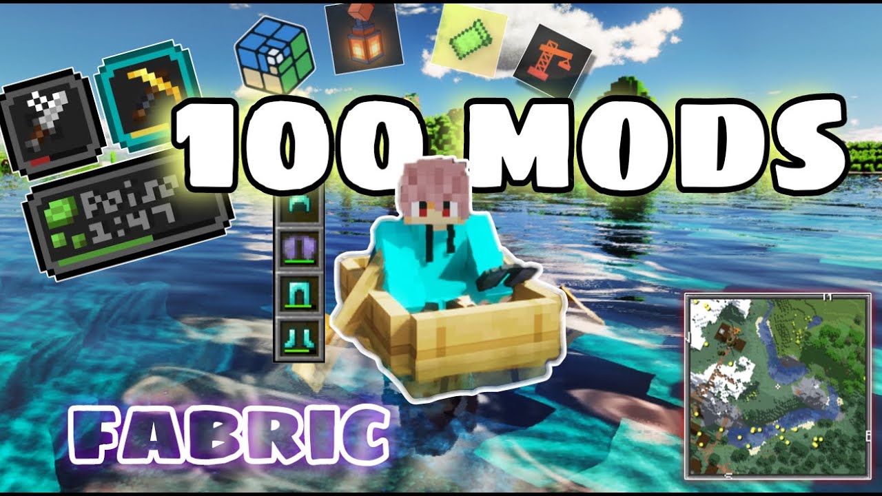 Tổng hợp lại 100 Mods FABRIC & Pack Minecraft 1.21 Java