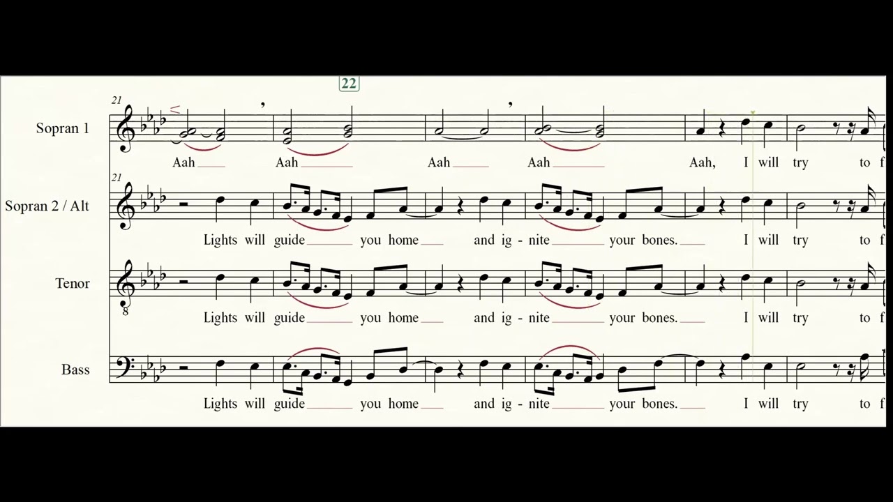 Fix you Chorcover - Tenor