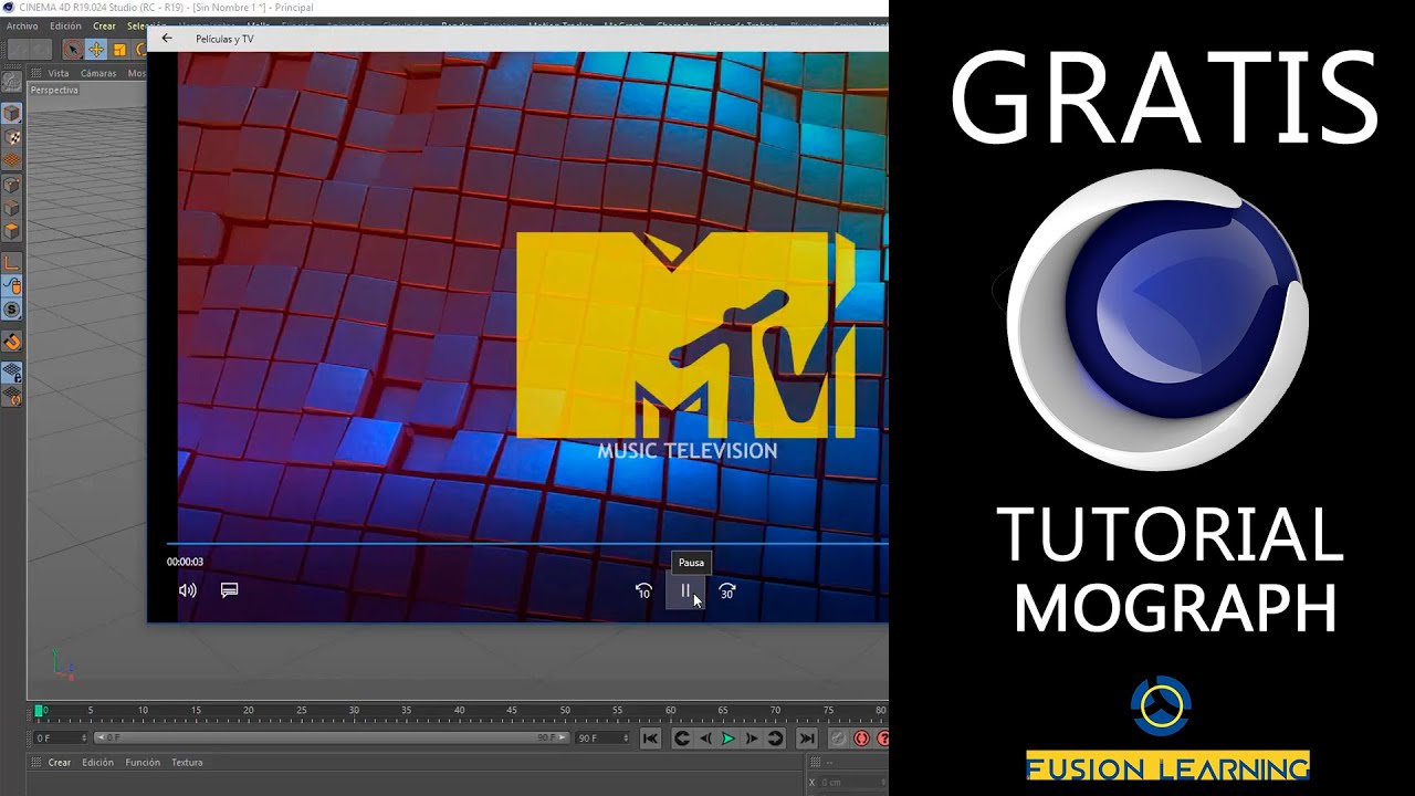Cinema 4D Tutorial - Mograph Motion Graphics