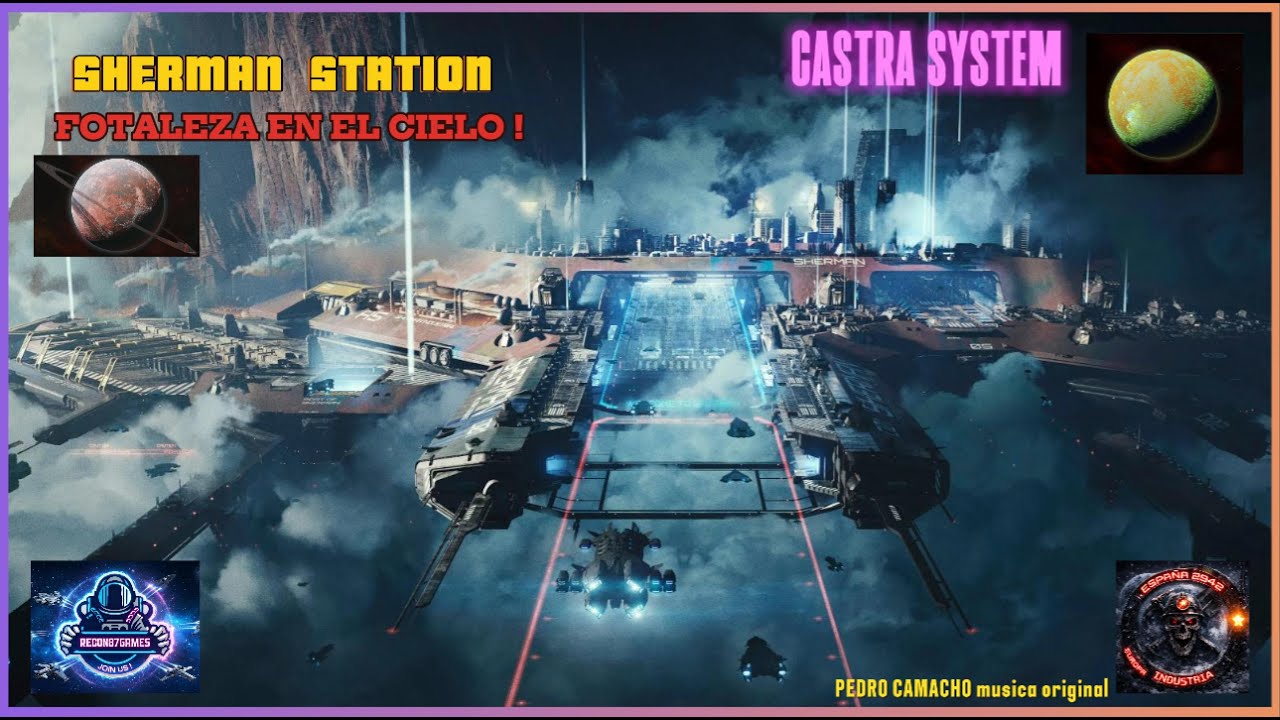 Sherman Station in Castra System La ISLA  en el CIELO !