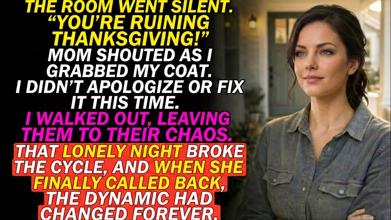 I Was My Family’s Doormat for Years — Until One Thanksgiving Changed Everything Forever
