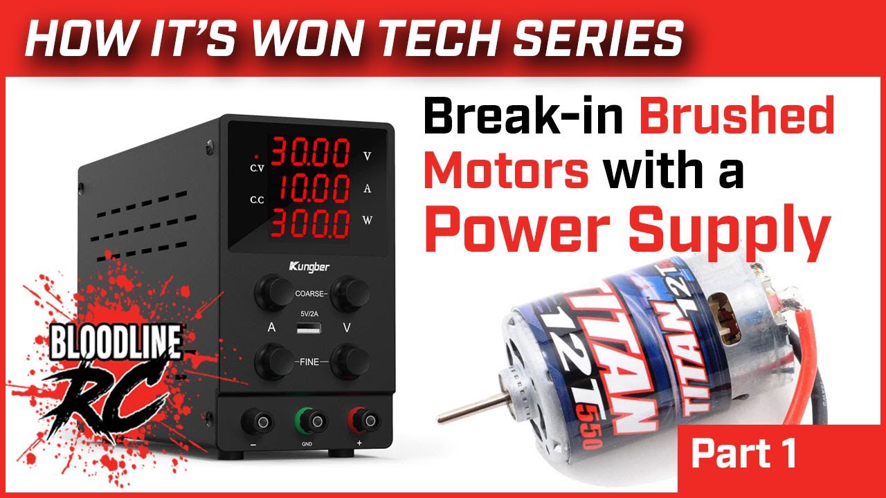 How it's Won! Breaking in your Brushed motor for more power, Brushed Motor Tech part 1