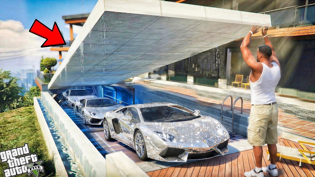 Franklin Found Rare Diamond Cars Inside Secret Garage || Gta 5