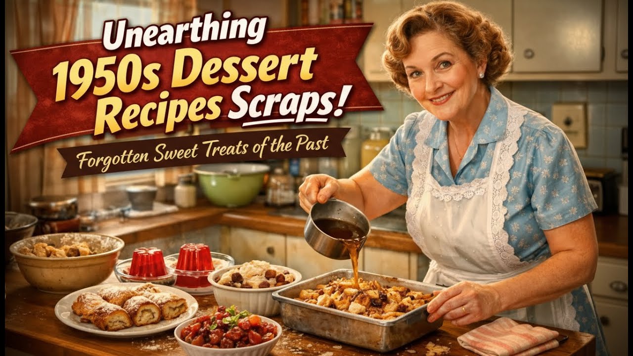 Unearthing 1950s Dessert Recipes From Scraps: A Forgotten Art