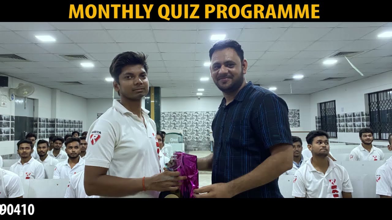 MONTHLY QUIZ COMPETITION II RABIYA TECHNICAL INSTITUTE & PLACEMENT COUNCIL