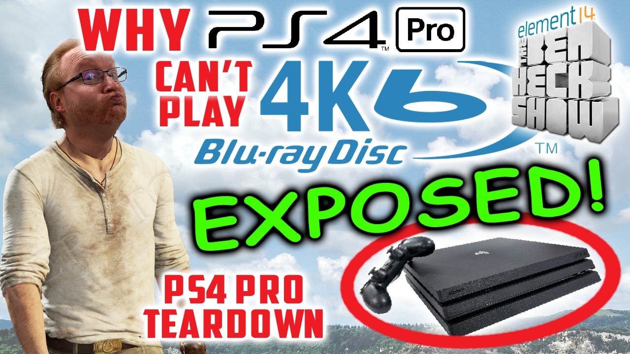 Разборка PS4 Pro Беном Хеком