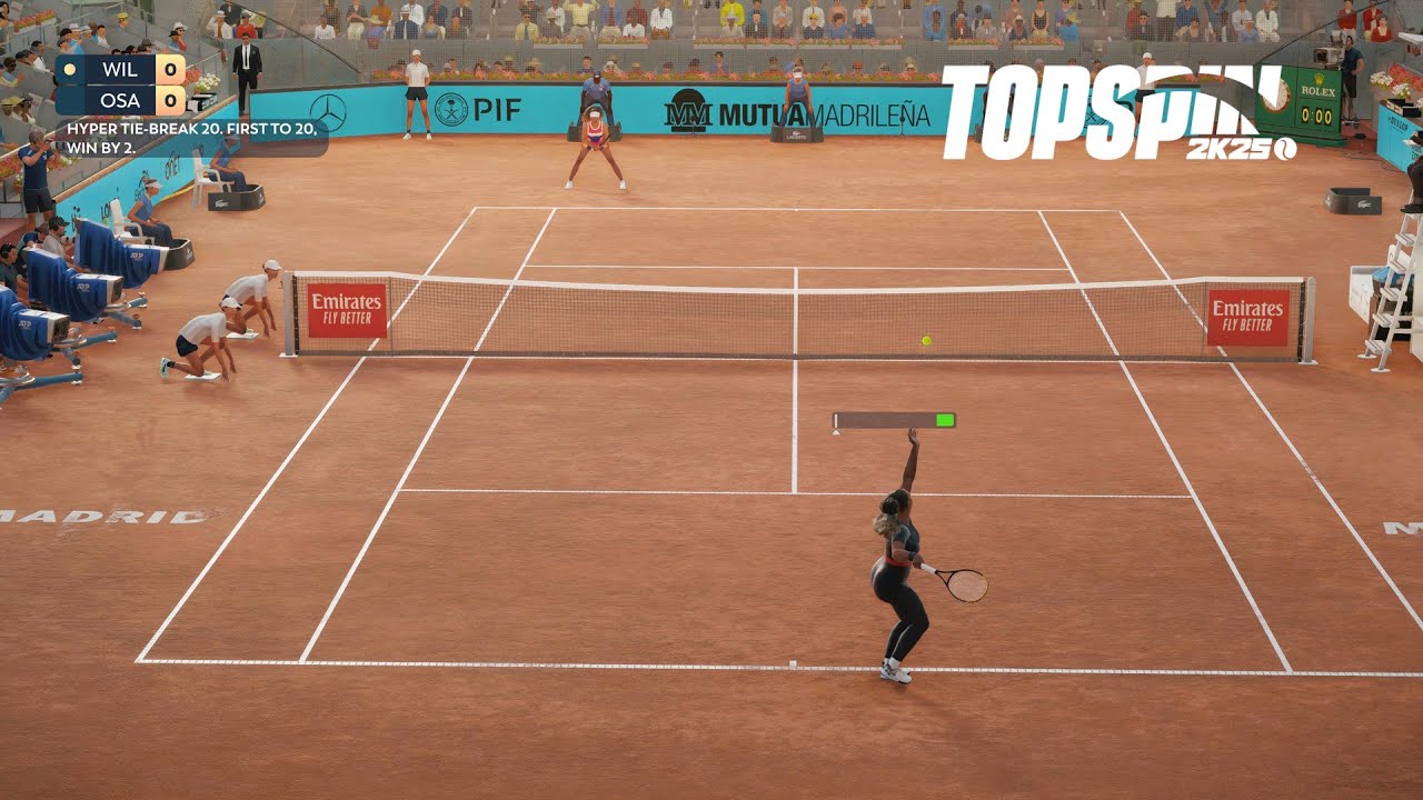 Top Spin 2K25 - Serena Williams Vs Naomi Osaka I HYPER TIE BREAK I Madrid Masters (PS5)