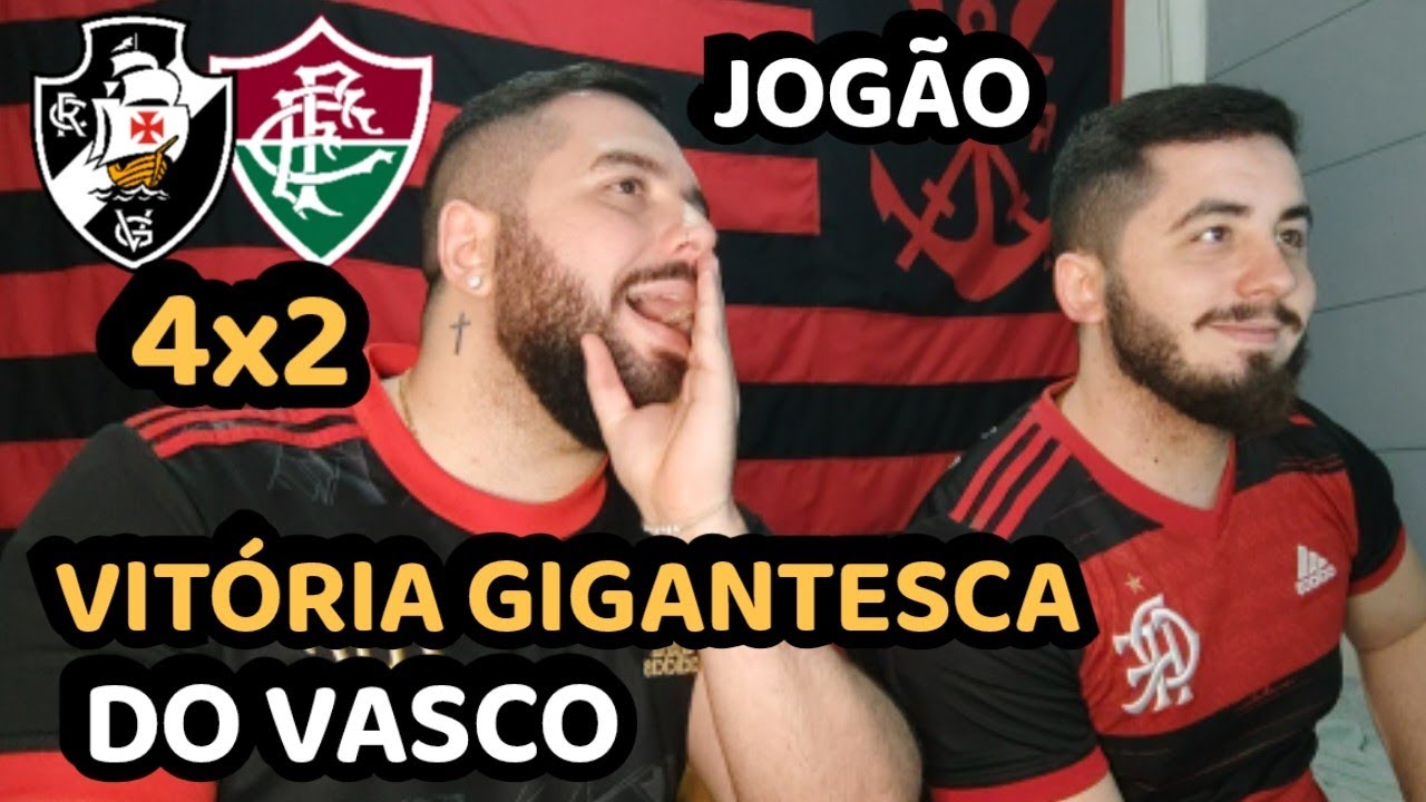 REACT MELHORES MOMENTOS VASCO 4X2 FLUMINENSE - VASCO VAI SE LIVRAR DO REBAIXAMENTO???