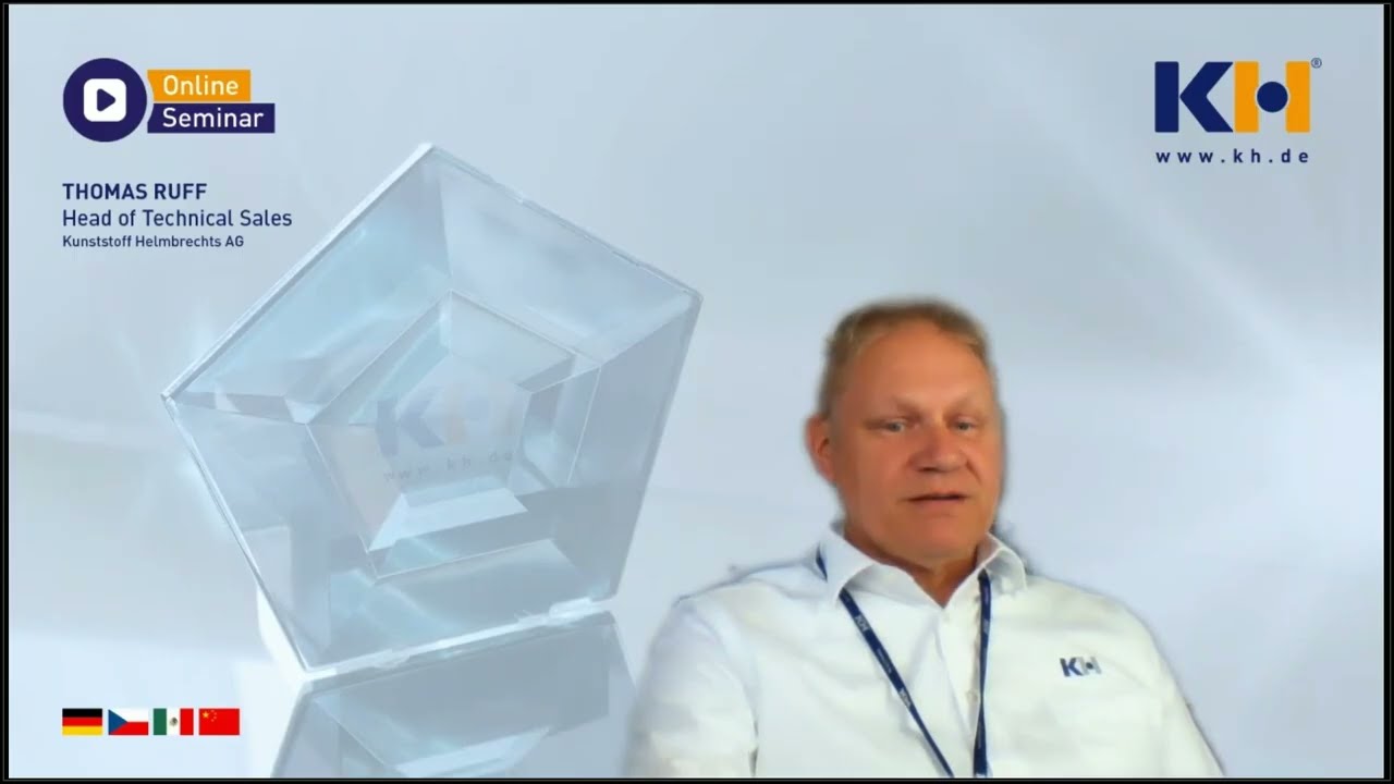 Kristall Optik in IML Kunststoffbauteilen