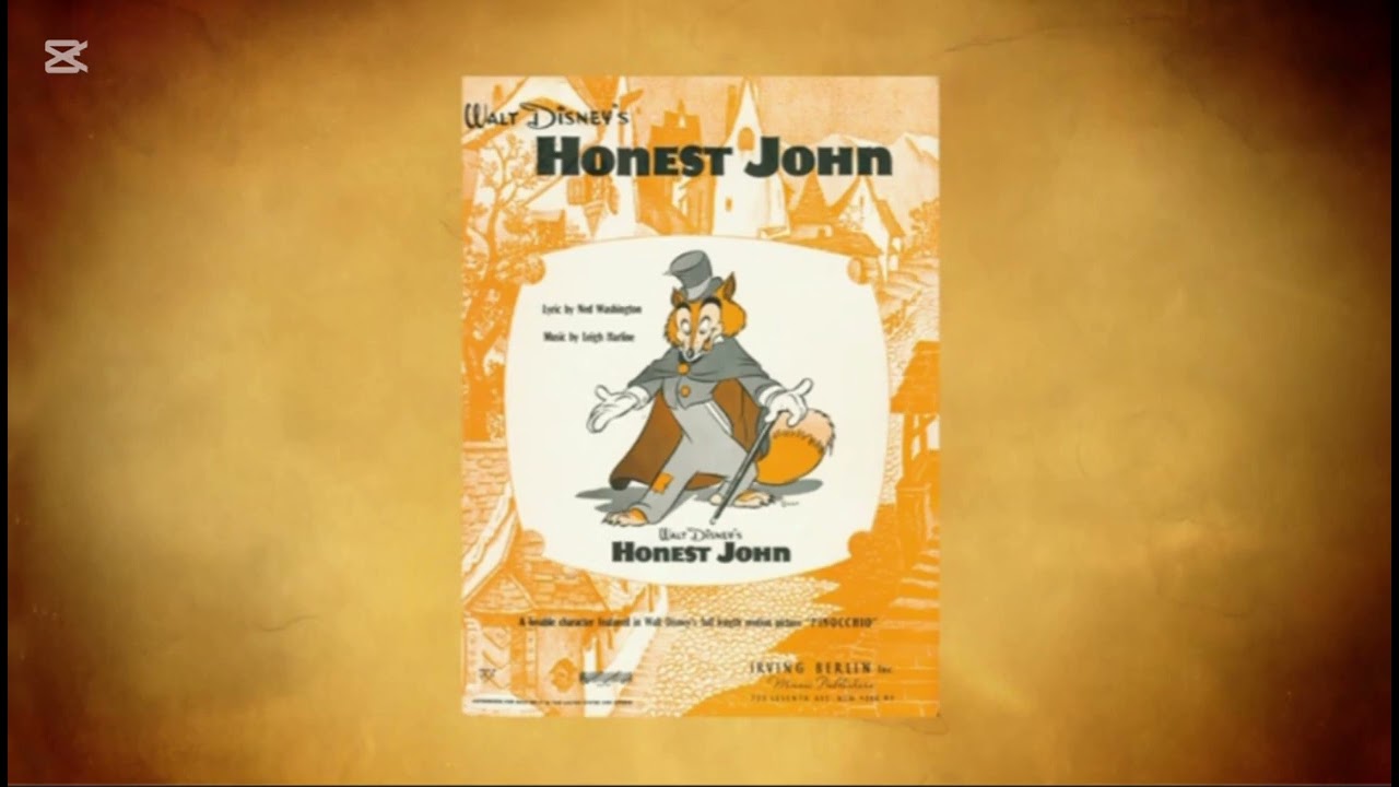 Disney Pinocchio Deleted Song 
