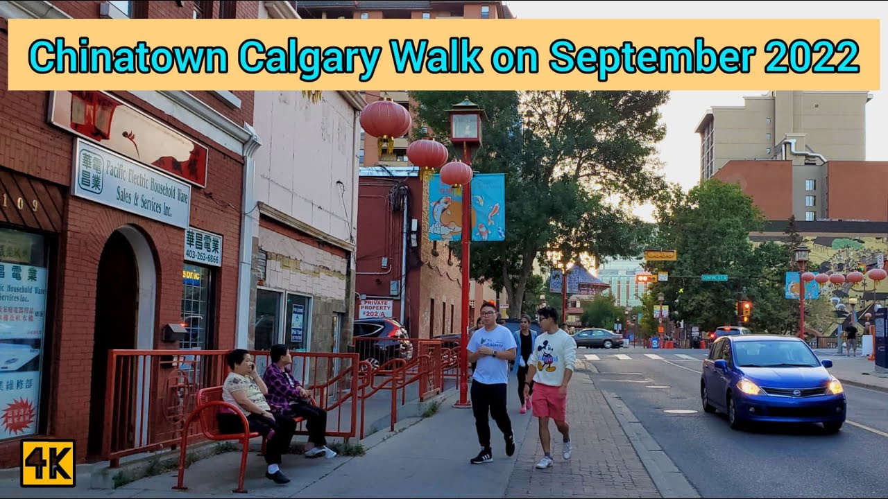 Chinatown Calgary Walk on End of September 2022 #calgary #alberta #canada