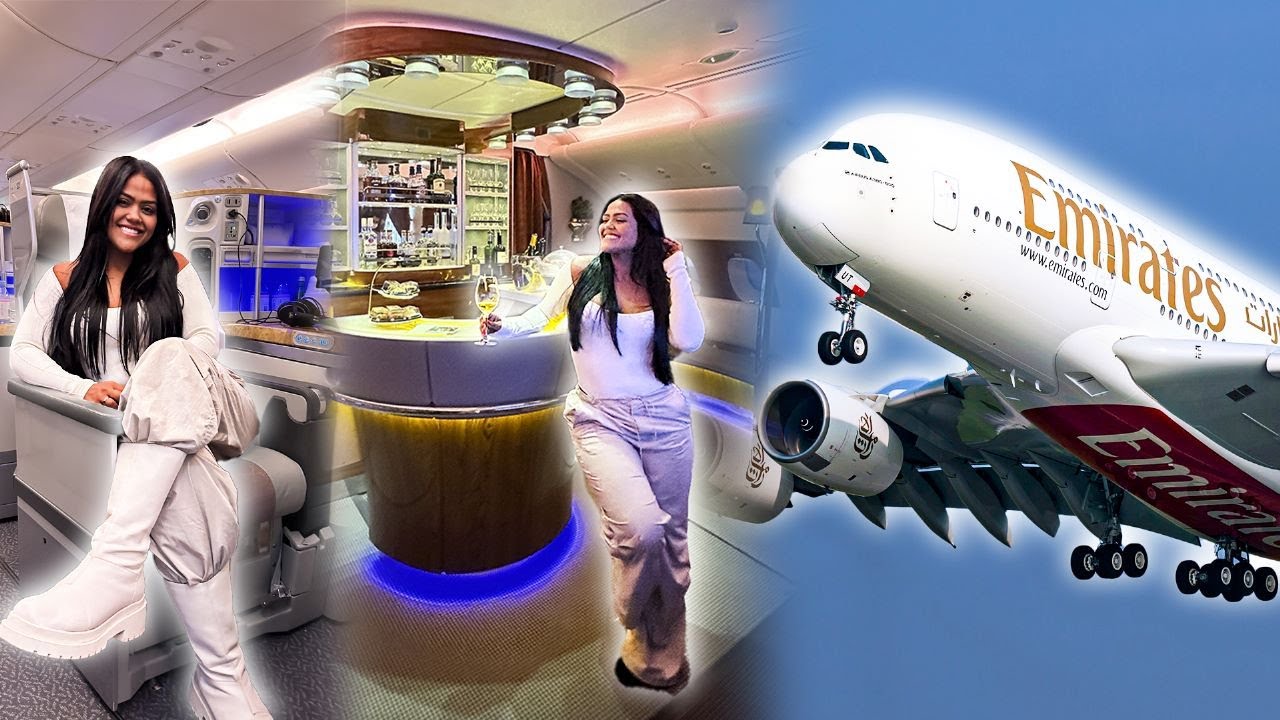 VIAJEI DE PRIMEIRA CLASSE EM UM AVI&Atilde;O DE DOIS ANDARES!!!