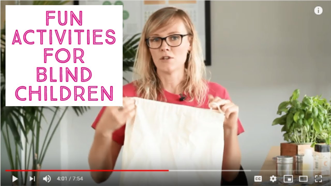 Fun activities for kids with a visual impairment