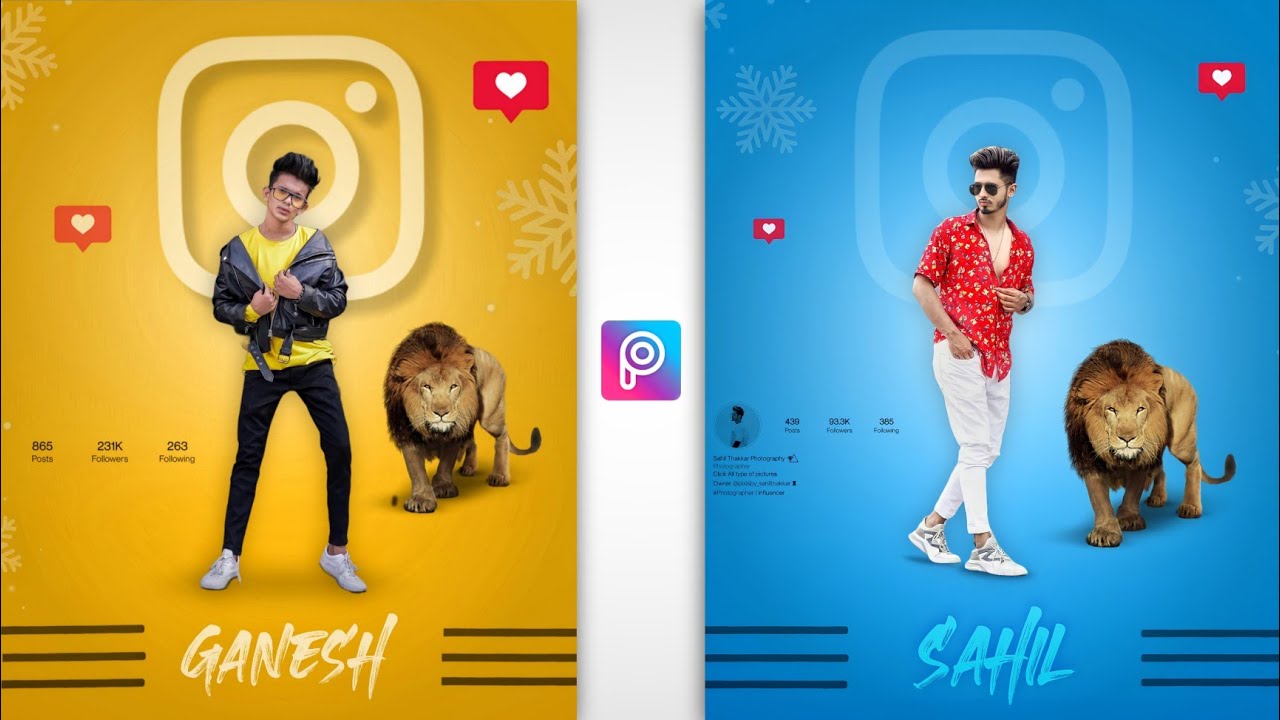 instagram Creative Photo Editing in PicsArt || Picsart Photo Editing - Xyaa Edits🔥