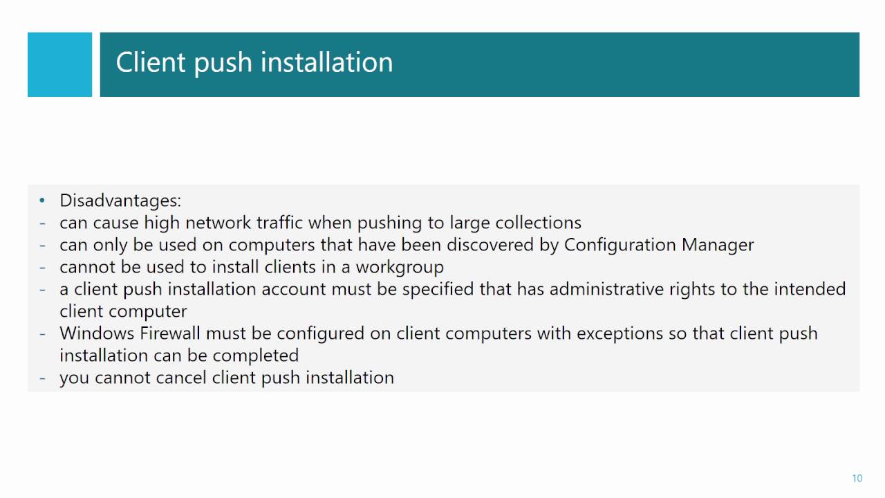 Установка клиента System Center Configuration Manager Current Branch