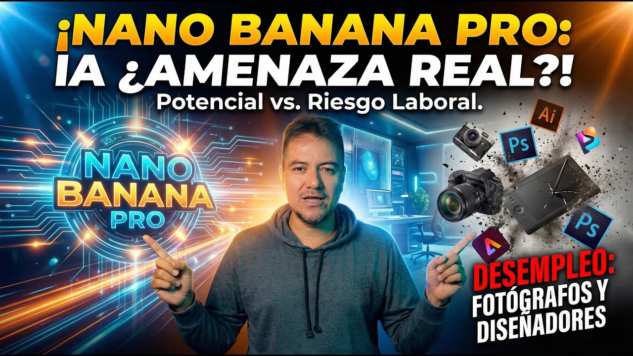 ¿ADIÓS FOTÓGRAFOS? Probé NANO BANANA PRO y estoy en SHOCK (IA vs. Humanos)