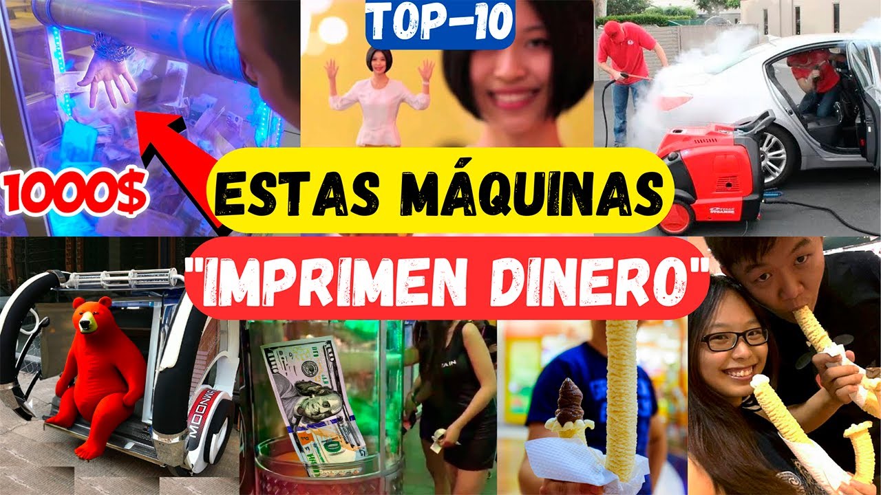 Máquinas que pueden hacerte ganar dinero. Las 10 mejores ideas de negocio 2024