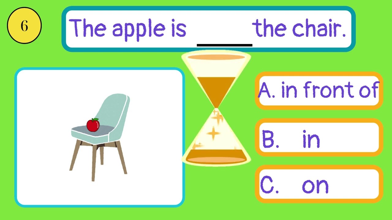 Prepositions of Place for kids | Test