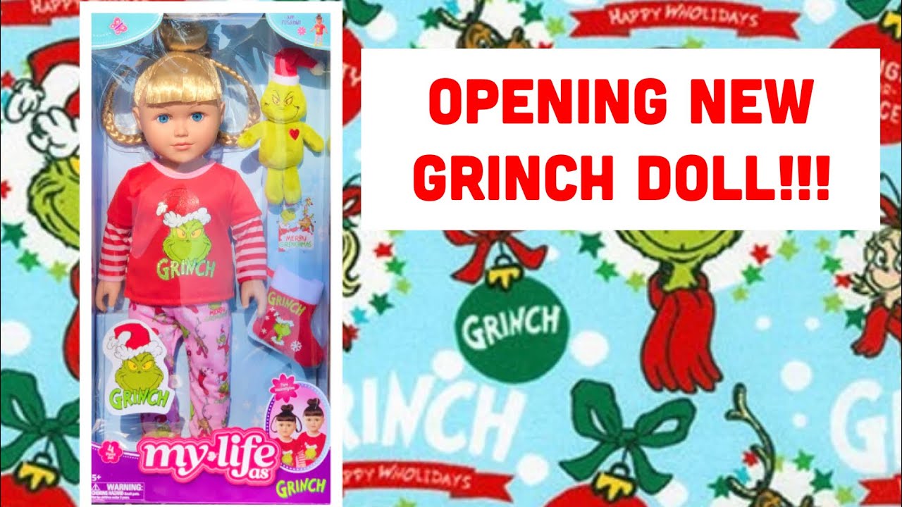 Collector’s Unboxing Opening Review of New My Life As Grinch Sleepover Doll Set - Like American Girl