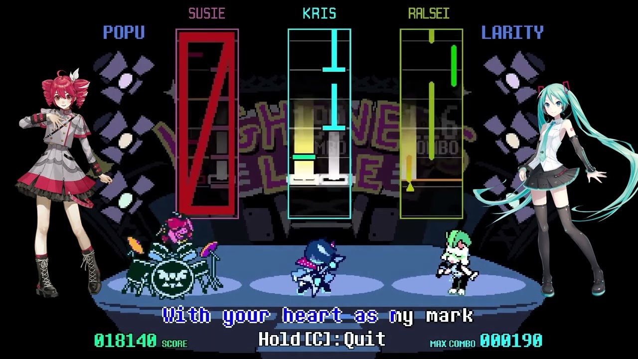 Raise Up Your Bat (Vocaloid Duet) Deltarune || Split Audio, Both Versions || Miku + Teto