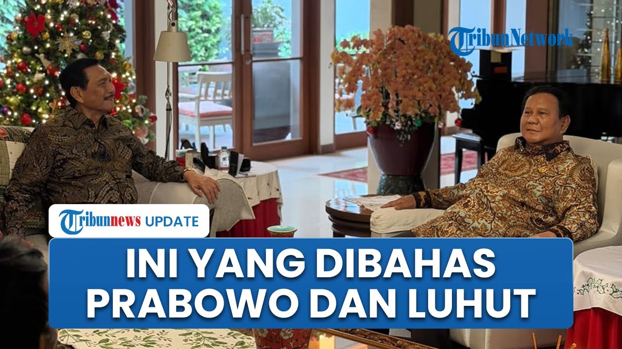 Prabowo dan Didit Datangi Rumah Luhut di Hari Natal, Bahas Nego Tarif AS hingga Bencana Sumatera