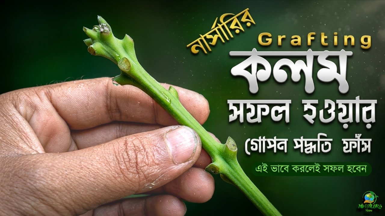 নার্সারির কলম সফল হওয়ার গোপন পদ্ধতি ফাঁস , এই ভাবে কলম সফল হবেই | My frist Secrets of grafting