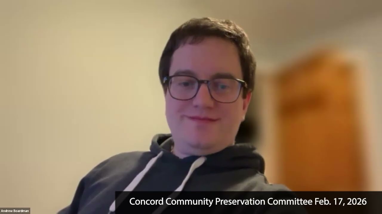Concord Community Preservation Committee - February 17, 2026