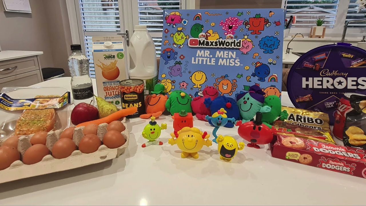 Healthy foods, Mr Men and Little Miss 