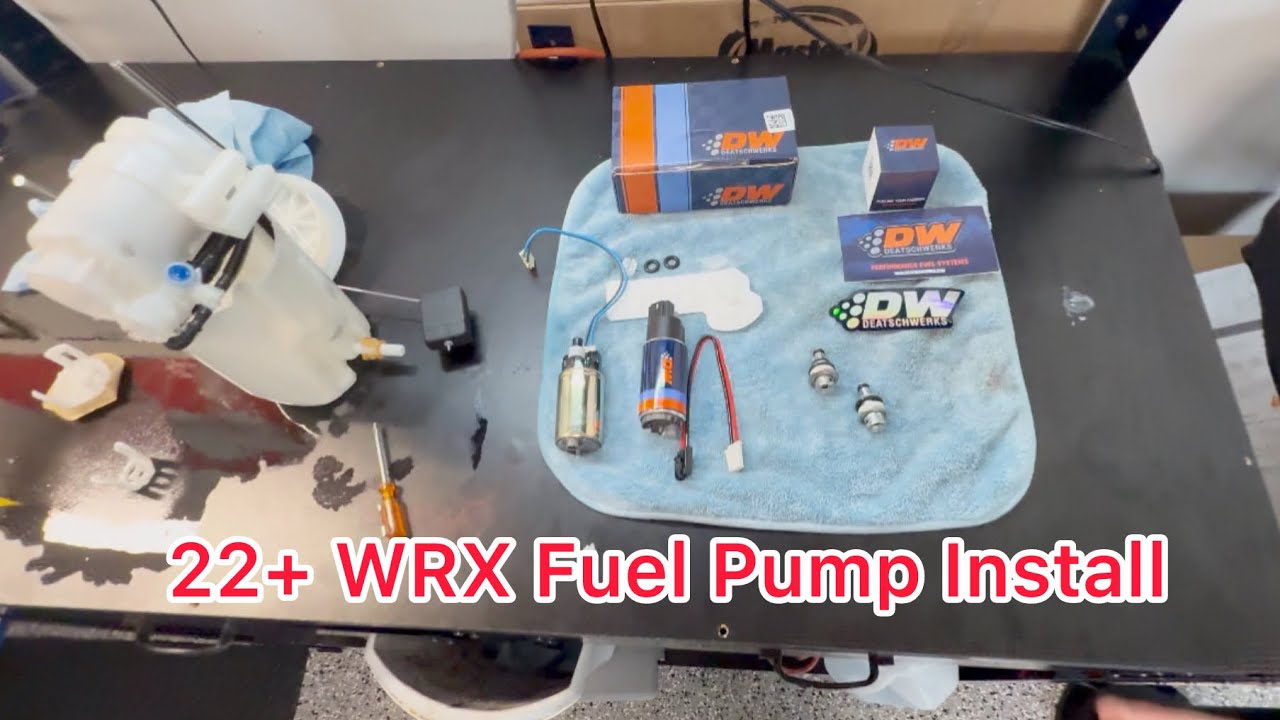 22+ WRX Fuel Pump & Regulator Install // DW430c LPFP // DW 4.5 Bar In-Tank Regulator