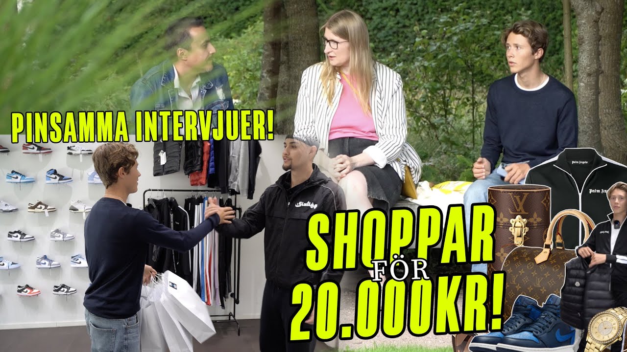 Shopping *20.000kr* och *PINSAMMA INTERVJUER*